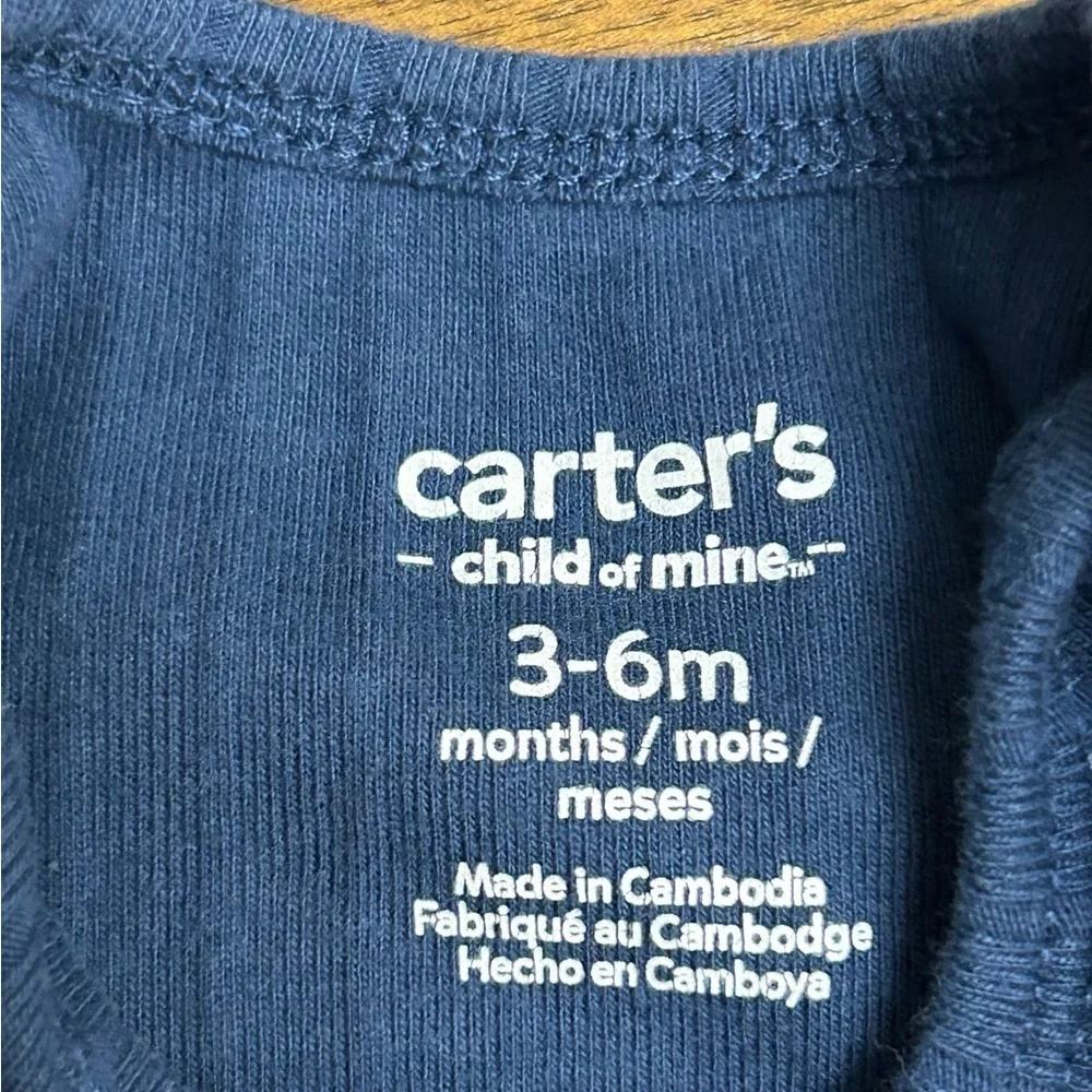 2ct Long Sleeve Baby Bodysuits‎ 3-6 Months. Carters (0243)